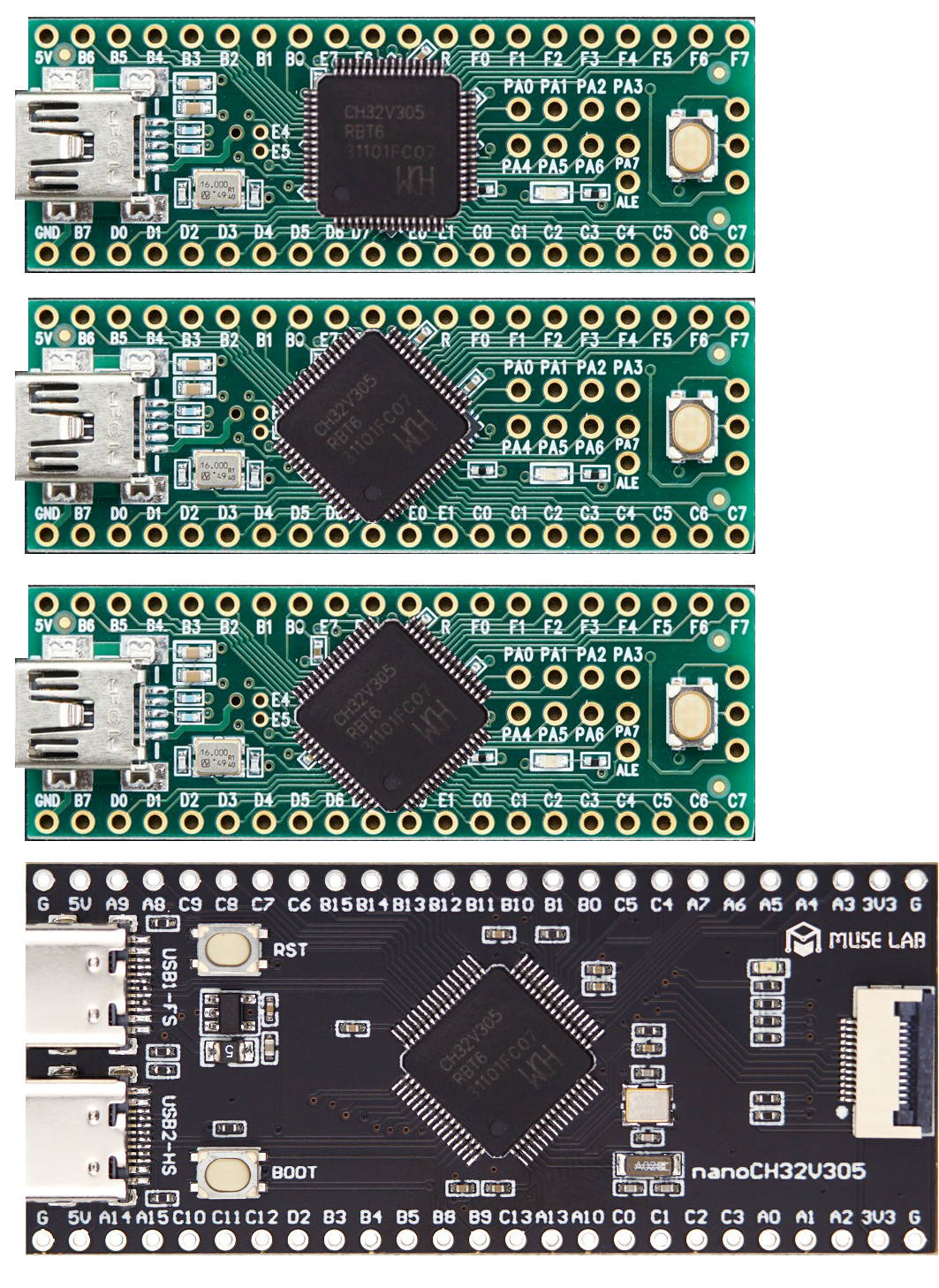 Teensy++ with CH32V305RBT6.jpg