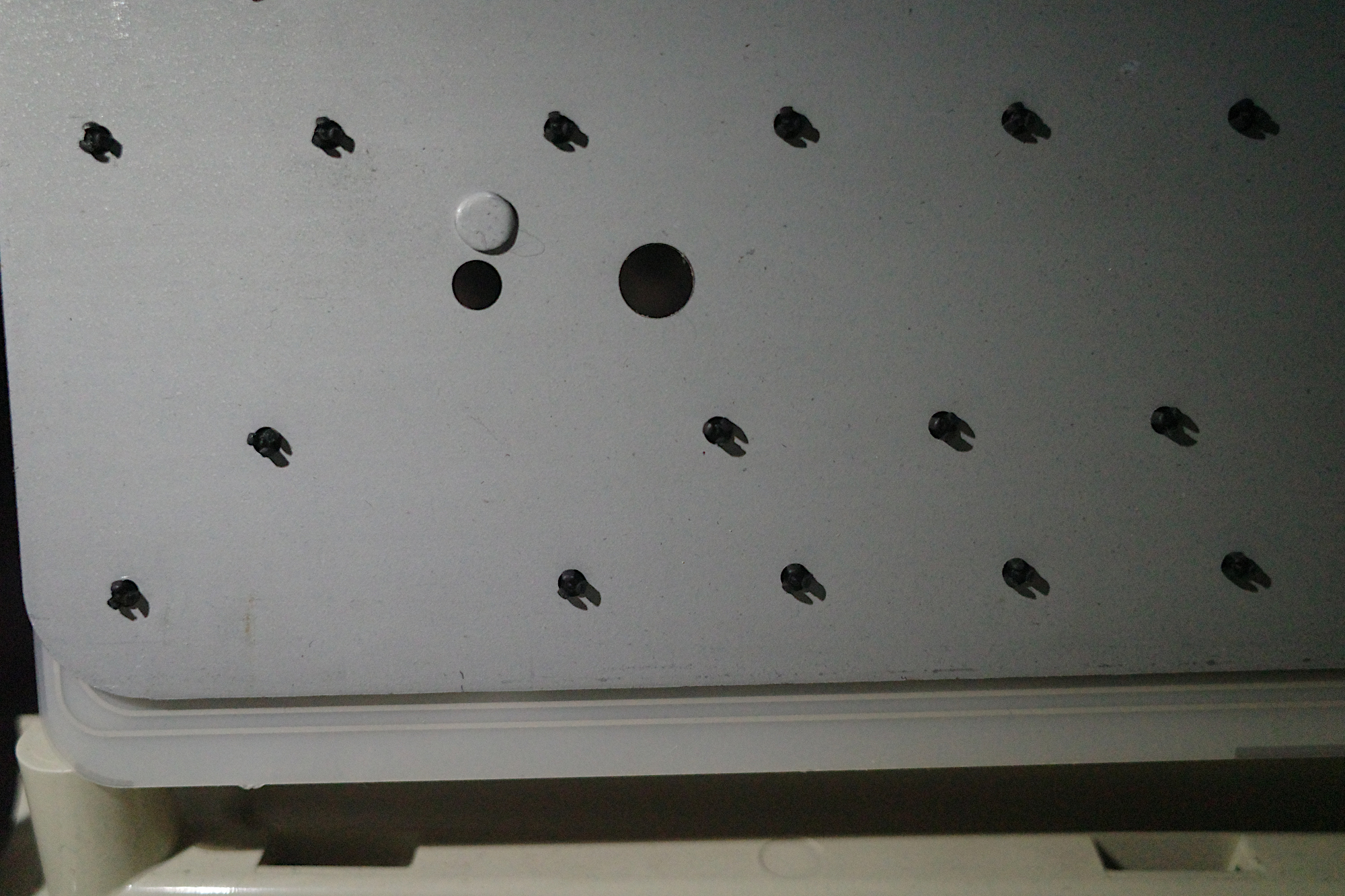 Back plate and switch holding nipples