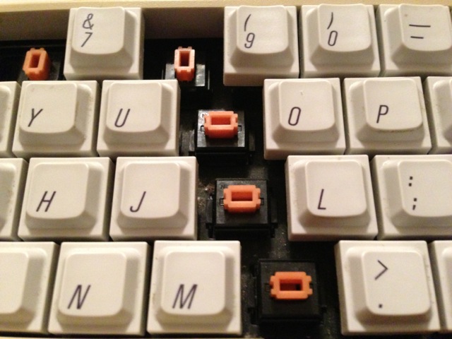 Apple ADB Keyboard - Rotated Alps