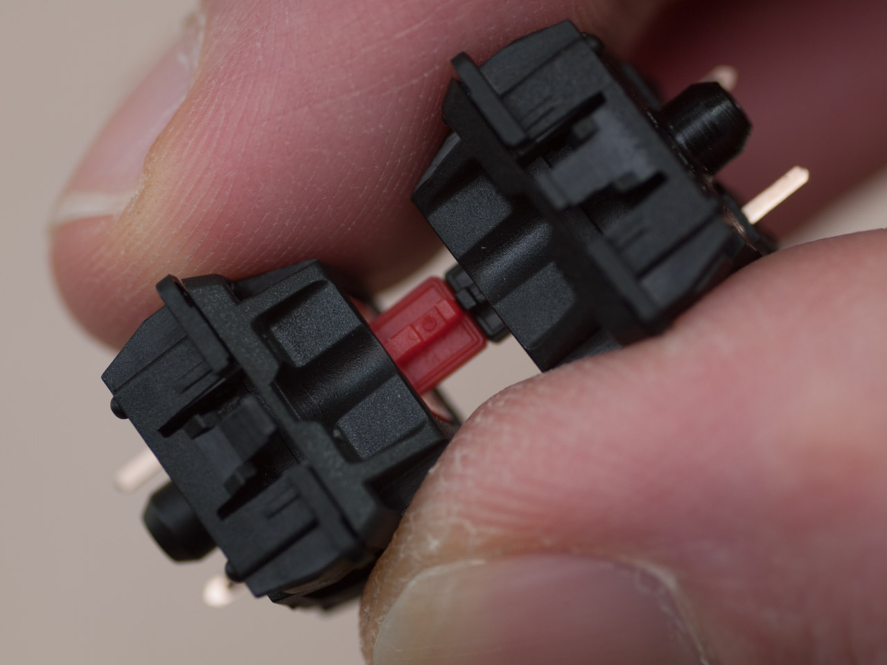 Original red vs. BAT black.