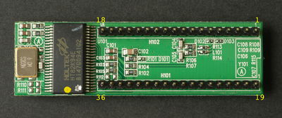 Bottom side of Rosewill controller